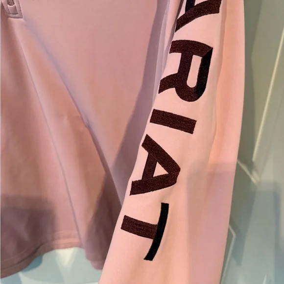 Ariat Pink AriatTek Cold Series Pullover - Picture 4 of 7
